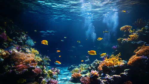 Underwater Coral Reef Fish