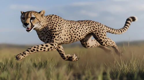 Speed of the Cheetah: A Wild Cat Portrait