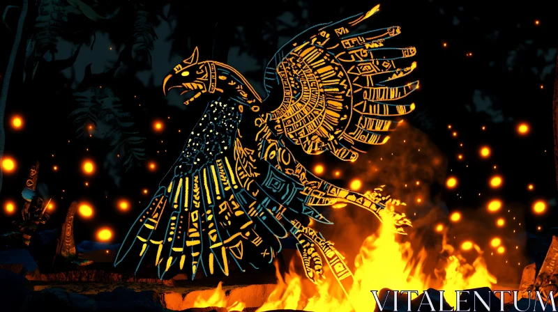 Tribal Phoenix Art