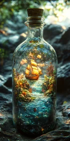 Ship in a Bottle Art