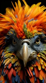 Captivating Eagle with Colorful Feathers - National Geographic Photo