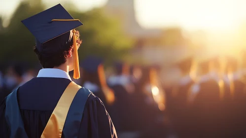 Graduate at Ceremony