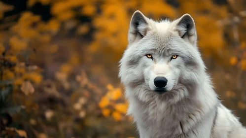 Serene Wolf Gaze