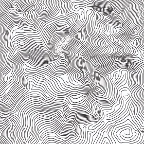 Swirling Line Pattern Abstract Artwork