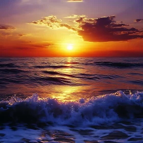 Tranquil Ocean Sunset