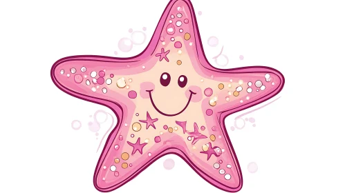 Playful Starfish Character Design