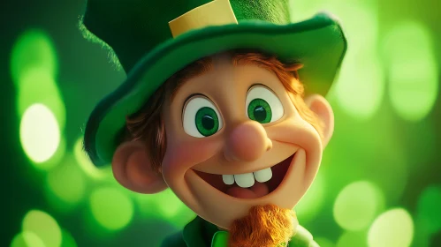 Whimsical Leprechaun Character Illustration