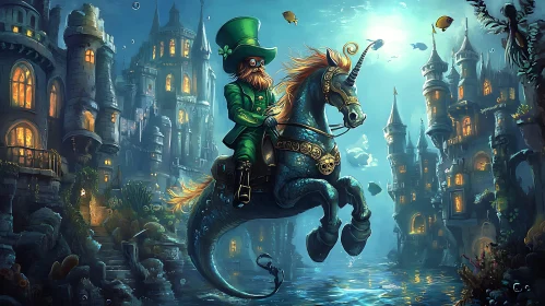 Underwater Fantasy with Leprechaun Rider