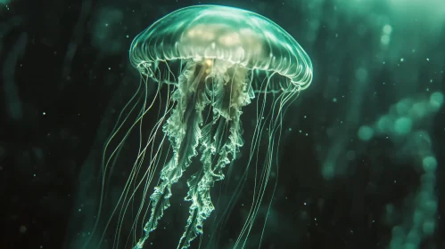 Underwater Jellyfish Serenity