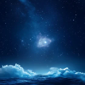 Celestial Ocean: A Night Sky Dream