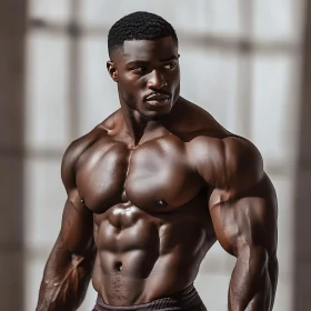 Muscular Man: A Study in Physical Form