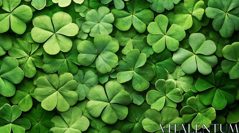 Abundance of Clovers AI Image