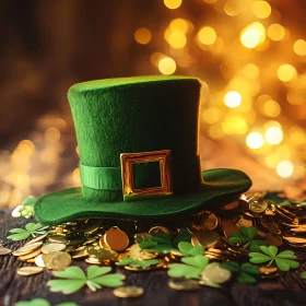 Leprechaun Hat with Gold Coins