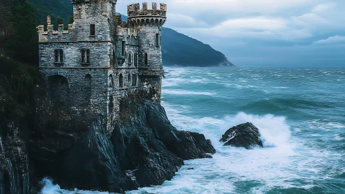 Seaside Castle on a Cliff