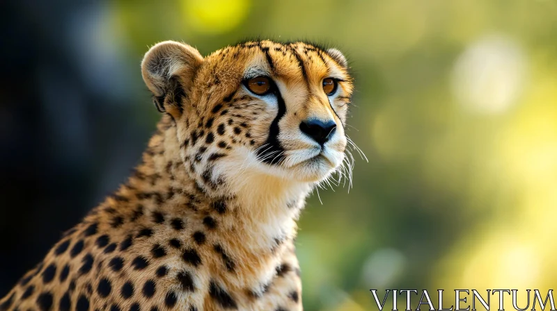 Serene Cheetah Gaze: A Study in Wildlife AI Image