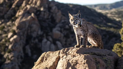 Wild Bobcat Portrait