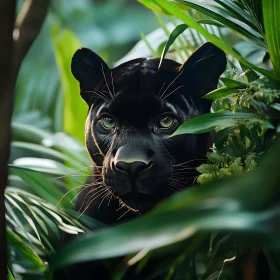 Panther in Greenery