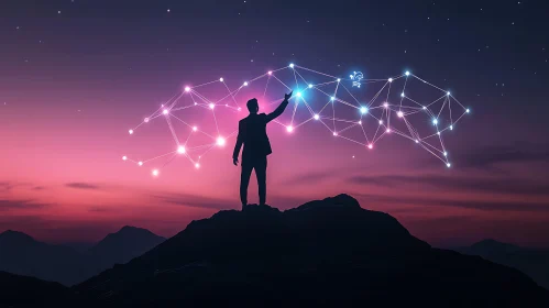 Man and Networked Constellation