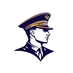 Stylized Portrait of an Officer