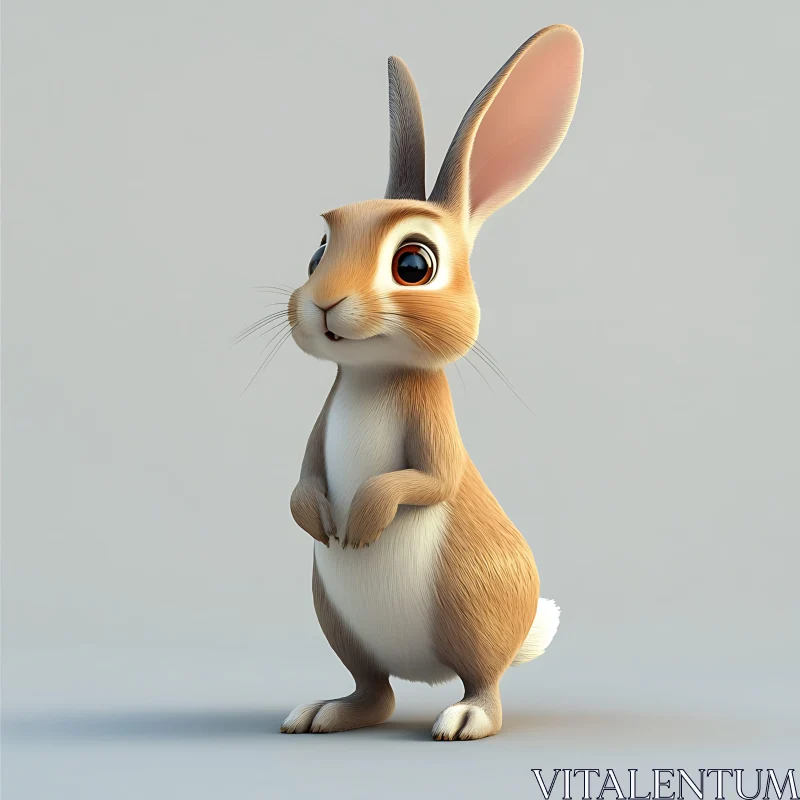 Whimsical Bunny Character Design AI Image