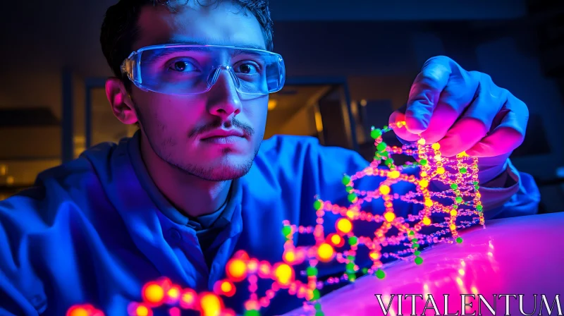 DNA Research: A Scientist's Perspective AI Image
