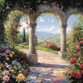 Floral Archway Serenity