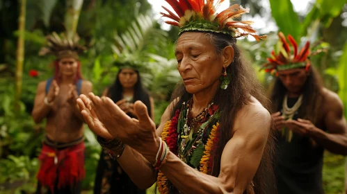 Amazonian Tribe Ceremony