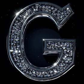 Opulent Diamond Letter G