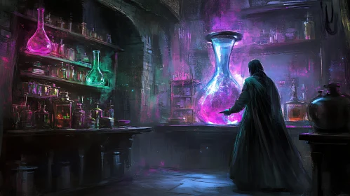 Alchemist's Study: A Magical Experiment