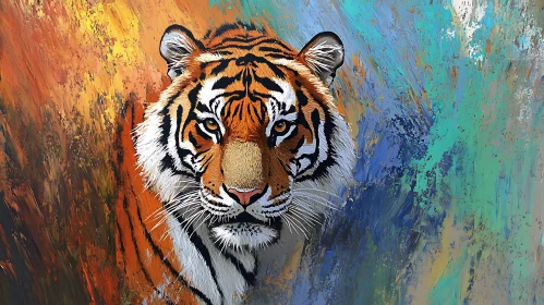 Striking Tiger Gaze