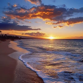 Seascape at Sunset