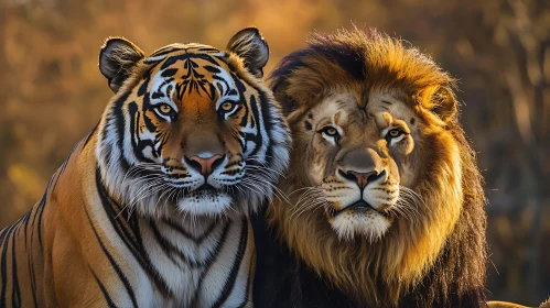 Tiger and Lion: A Study in Contrasts