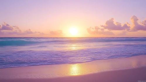 Calm Seascape at Dusk