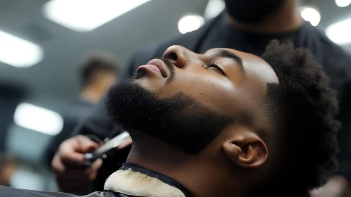 Barbershop Precision: A Man's Transformation