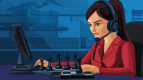 Online Chess Game with Customer Support