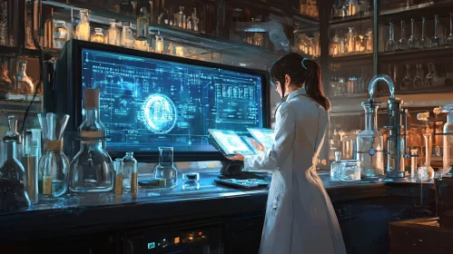 Female Scientist in Laboratory