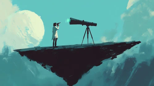 Floating Island Astronomer