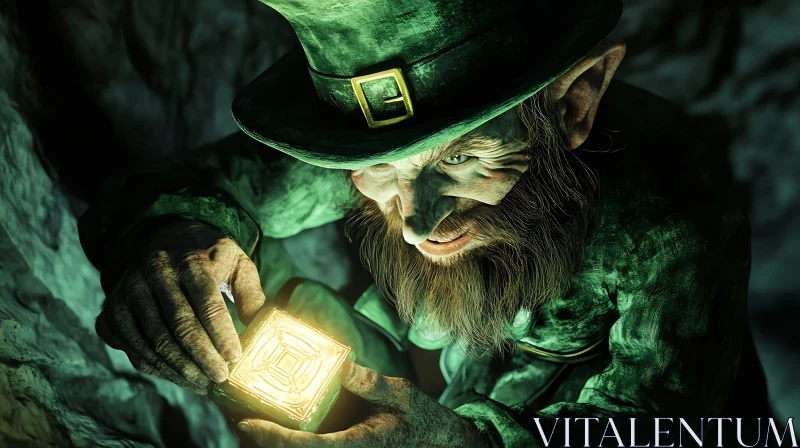 Irish Folklore: The Leprechaun's Secret AI Image