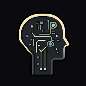 Artificial Intelligence Brain Conceptual Art