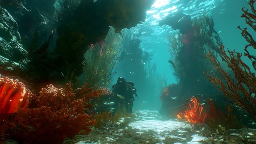 Submerged Beauty: A Diver's Journey