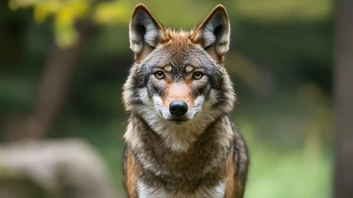 Wolf's Stare: A Wildlife Portrait