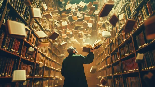 Enchanted Bookshelf: A World of Knowledge