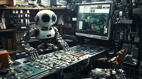 Robotic Engineer at Work