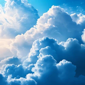 Fluffy Clouds in the Sky