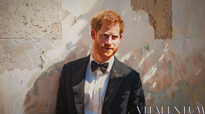 AI ART Prince Harry's Formal Portrait