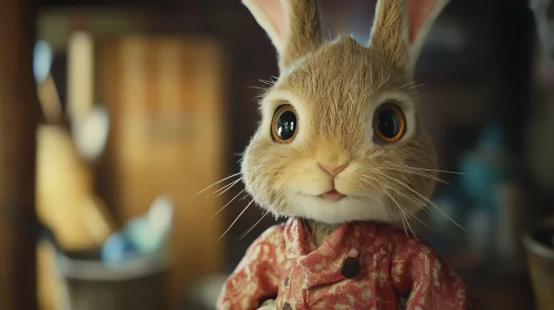Charming Bunny Close-Up