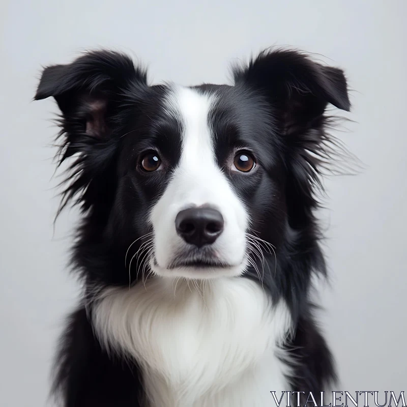 Expressive Dog Portrait AI Image