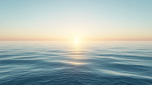 Tranquil Ocean Sunrise