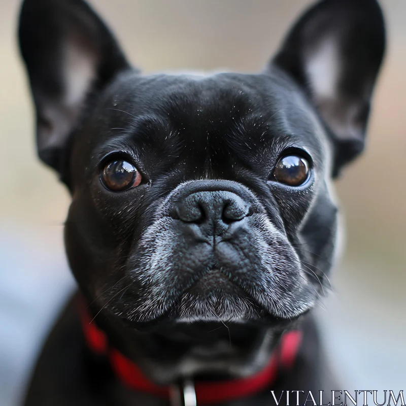 French Bulldog Close-Up AI Image