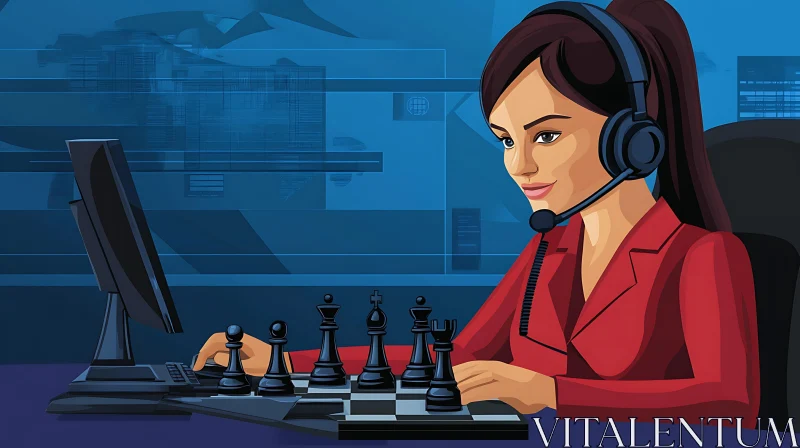 AI ART Online Chess Game with Customer Support